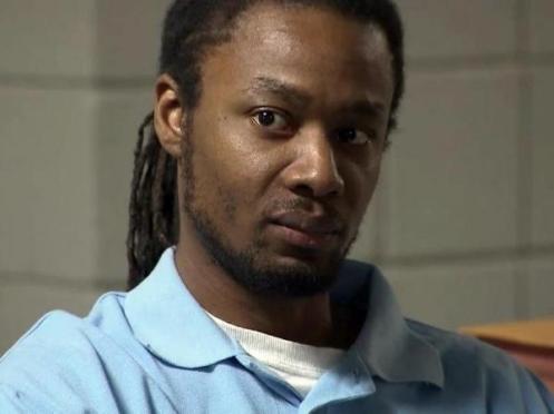 Mario McNeill, in a photo dated May 15, during his trial for killing five-year-old Shaniya Davis; he was found guilty  on May 23 of murdering Shaniya, but not of raping her (Courtesy: Michael Joyner)